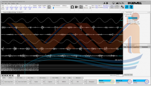 Phân tích chuyển động và phổ tần số của hoạt động run trích từ máy điện cơ Sierra Summit hãng Cadwell